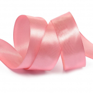 Лента атласная 20мм цв.4149 розовый IDEAL уп.27,4 м