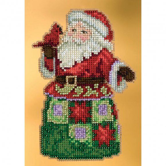 Набор для вышивания MILL HILL Фестиваль друзей Санты 7х12 см