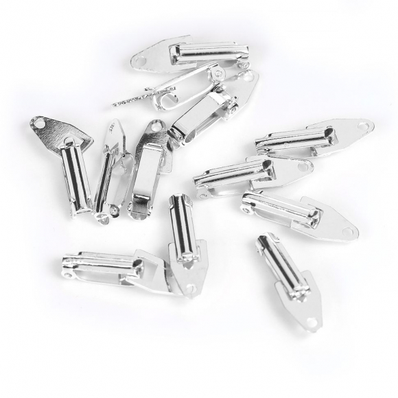 Застежка MAGIC 4 HOBBY арт.MH.111921-2 цв. серебро 13х3 мм уп.20шт Застежка MAGIC 4 HOBBY арт.MH.111921-2 цв. серебро 13х3 мм уп.20шт