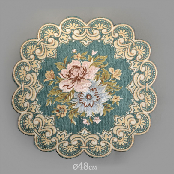 Элементы для подушек арт.TBY.HTEX.16 ?48см цв.3 зеленый Элементы для подушек арт.TBY.HTEX.16 ?48см цв.3 зеленый