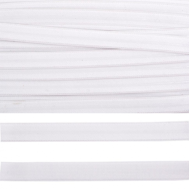 Резинка TBY бельевая с силиконом 61000 10мм цв.F101 белый уп.10м