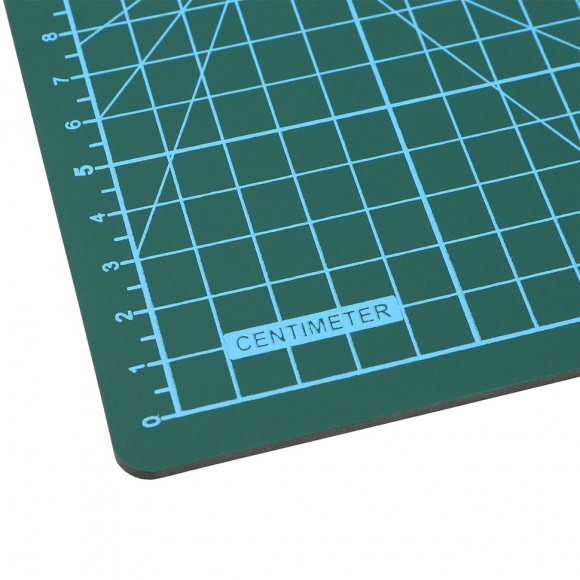 Коврик раскройный для пэчворка 3мм 22*30см (A4) Maxwell premium двухсторонний трёхслойный