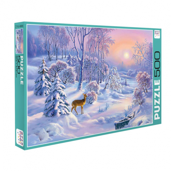 Пазл ФРЕЯ арт.PZL-500/04 Морозно 32,5х47,5 см