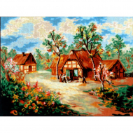 4995_Канва жесткая с рисунком "Весна"