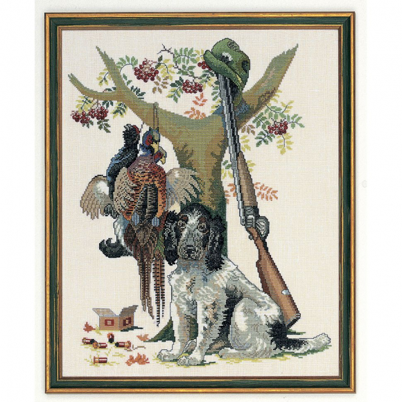 Набор для вышивания EVA ROSENSTAND арт.12-334 Охотничьи трофеи 40х50 см