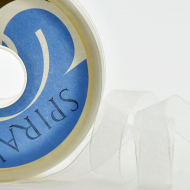 19267_Лента органза SAFISA 15 мм, 25 м, цвет 03, молочный