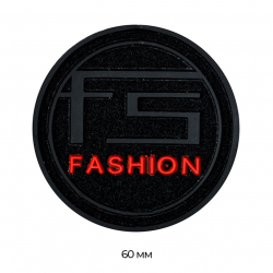 Аппликация пришивная арт.TBY.BH1031-1 FS FASHION RED ?6см уп.20шт