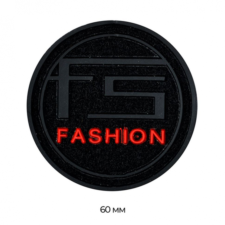 Аппликация пришивная арт.TBY.BH1031-1 FS FASHION RED ?6см уп.20шт