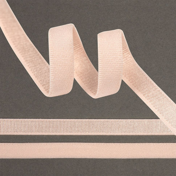 Резинка TBY бельевая (для бретелей) 8мм цв.S185 серебристый пион уп.25м