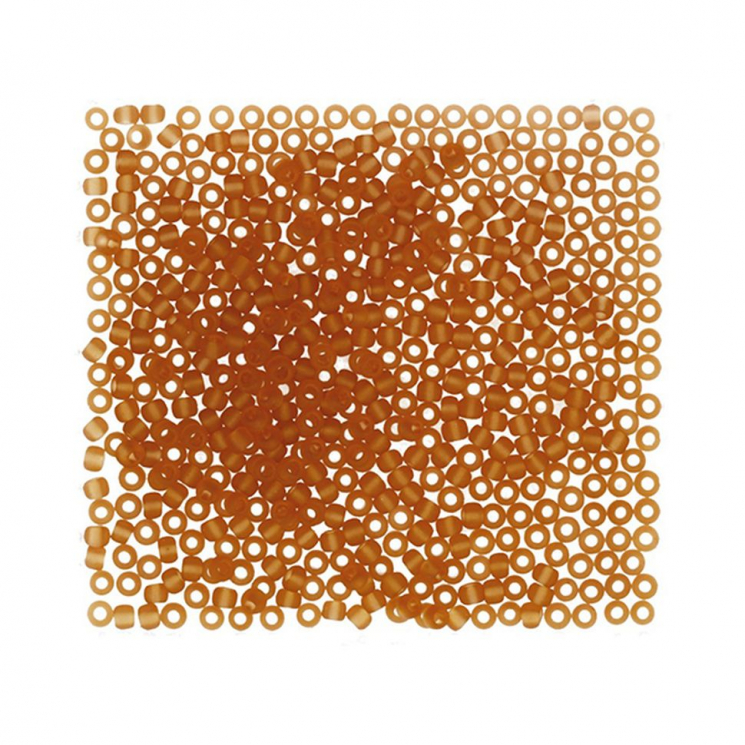 Бисер Япония "TOHO" 11/0  круглый 2  2.2 мм 5 х 5 г №0002CF янтарный матовый