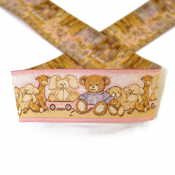 Лента жаккардовая SAFISA, 33 мм, 15 м, цвет 01