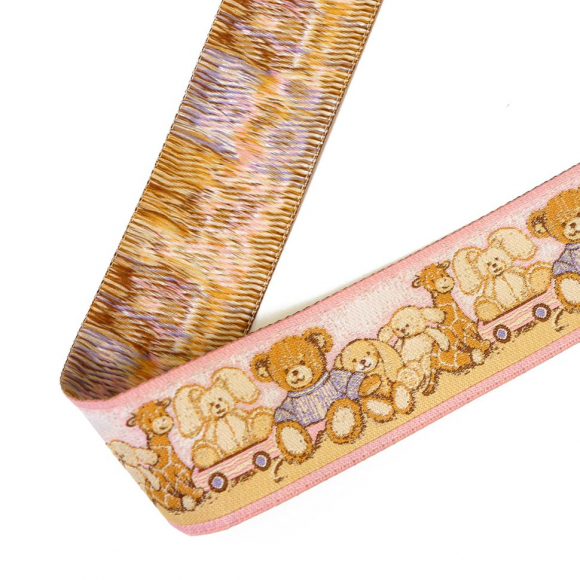 Лента жаккардовая SAFISA, 33 мм, 15 м, цвет 01