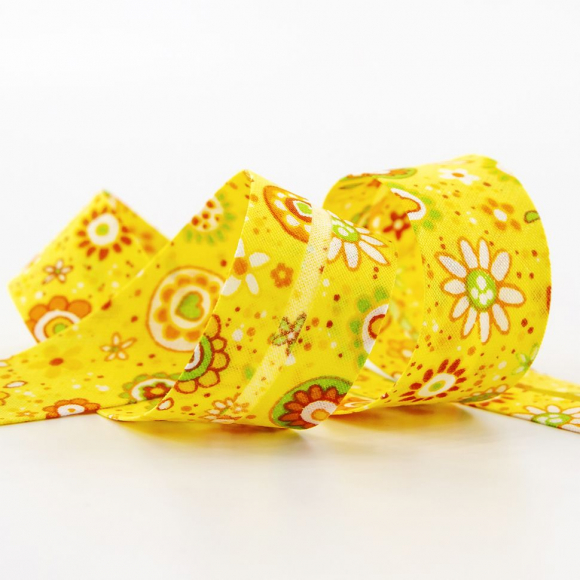 Косая бейка с рисунком SAFISA, арт.6512, 20 мм, 20 м, цвет 04