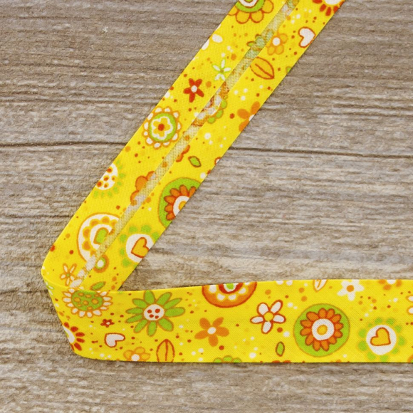 Косая бейка с рисунком SAFISA, арт.6512, 20 мм, 20 м, цвет 04