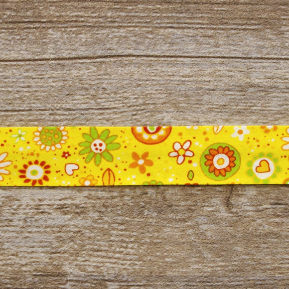 Косая бейка с рисунком SAFISA, арт.6512, 20 мм, 20 м, цвет 04