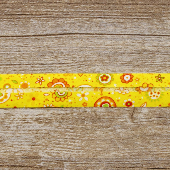 Косая бейка с рисунком SAFISA, арт.6512, 20 мм, 20 м, цвет 04