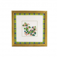 90429_Вышитая картина "Зеленые веточки"