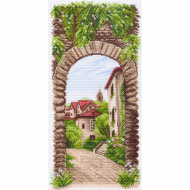 Рисунок на канве МАТРЕНИН ПОСАД арт.24х47 - 1498 Уютное местечко