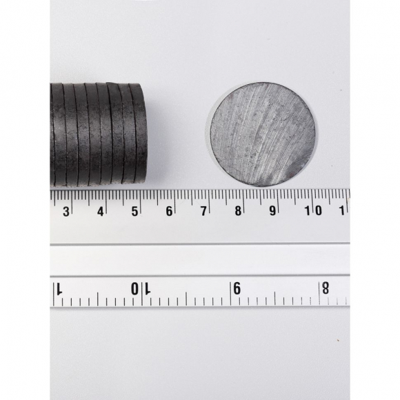 Магнит ферритовый диск ?30мм h3мм арт.TBY.M3-30 уп.50шт