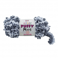 Пряжа для вязания Ализе Puffy More (100% микрополиэстер) 2х150г/11,5м цв.6265