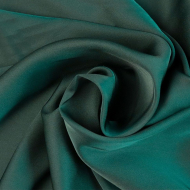 Ткань шелк Армани 90 г/м? 97% полиэстер, 3% спандекс шир.145 см арт.Р.26833.47 цв.47 изумрудный рул.25м