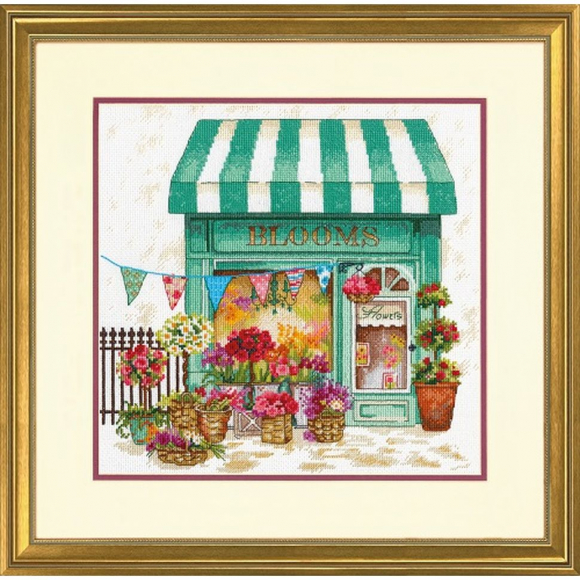 Набор для вышивания DIMENSIONS арт.DMS-70-35401 Цветочный магазин 30,48х30,48 см