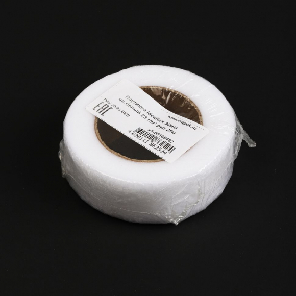 Паутинка Idealtex 30мм цв.белый 23 г/м? рул.25м