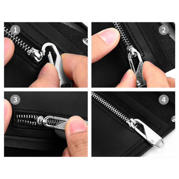 Пуллер универсальный для бегунка арт. PUL.BLNICK.6 цв. черный никель уп. 50шт Пуллер универсальный для бегунка арт. PUL.BLNICK.6 цв. черный никель уп. 50шт