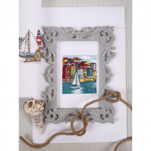 Набор для вышивания KLART арт. 12-009 Набережная 7,5х8,5 см Набор для вышивания KLART арт. 12-009 Набережная 7,5х8,5 см