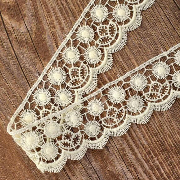 173865_Гипюр, 31 мм, цвет шампань