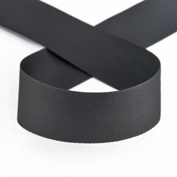 113418_Тесьма киперная PEGA цвет черный, 50 мм