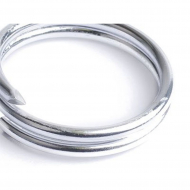 Проволока ? 1мм арт.ТВ-ALW-1 цв.01 серебро рул.10м