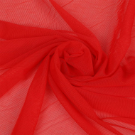 Сетка эластичная KRUZHEVO арт.TBY.068 плотн.80 г/м? шир.160см цв.100 красный уп.1м