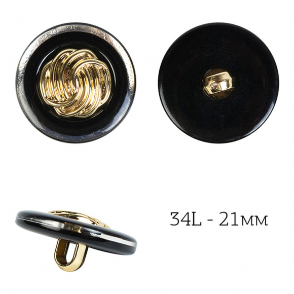 Пуговицы пластик TBY.J.1830 цв.01 черный 34L-21,6мм, на ножке, 36шт Пуговицы пластик TBY.J.1830 цв.01 черный 34L-21,6мм, на ножке, 36шт