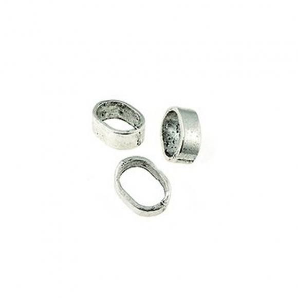 Бусины металлические TESОRO арт.TS-4818 цв.античное серебро уп.2шт 4х13 мм Бусины металлические TESОRO арт.TS-4818 цв.античное серебро уп.2шт 4х13 мм