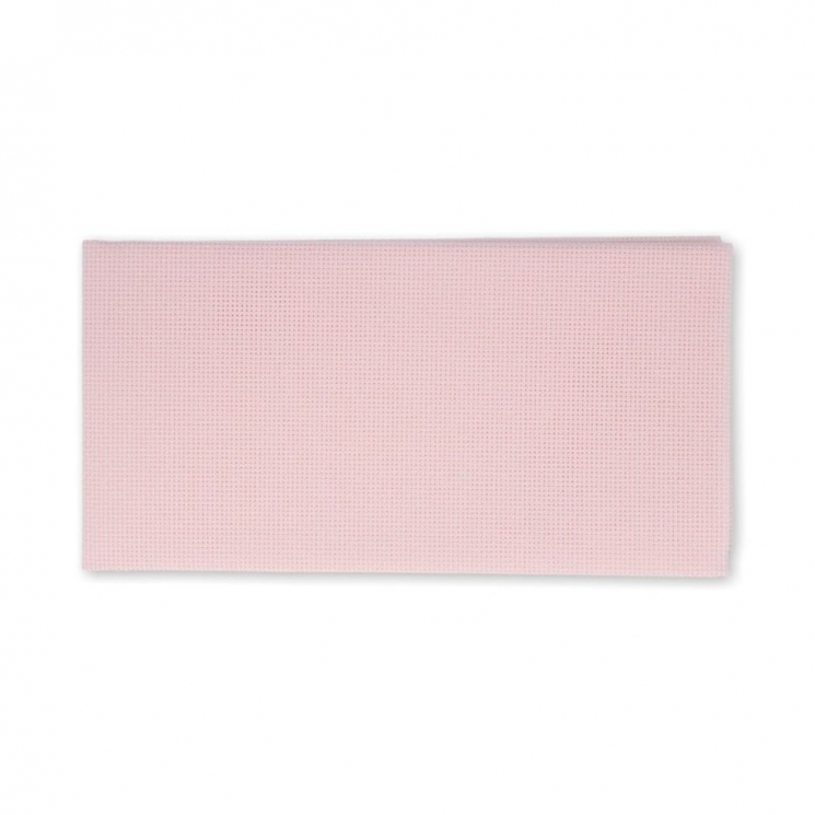 Канва Gamma K04 Aida №14 100% хлопок 50 x 50 см уп.5 шт цв.св.розовый