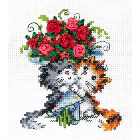 Набор для вышивания ЧУДЕСНАЯ ИГЛА арт.80-09 Взаимная любовь 10х12см Набор для вышивания ЧУДЕСНАЯ ИГЛА арт.80-09 Взаимная любовь 10х12см