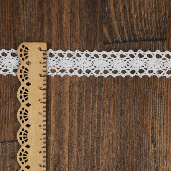 Набор вязаного кружева Kruzhevo №1 Белый