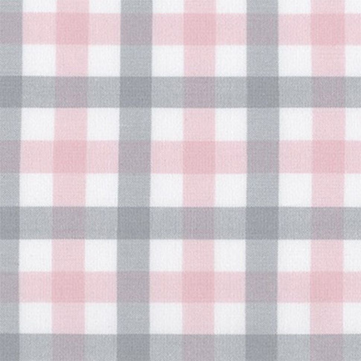 Ткань для пэчворка PEPPY Brooklyn Plaid Flannel 146 г/м? 100% хлопок цв.SRKF-17261-10 PINK уп.100х110 см