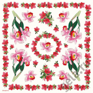 57229_Салфетка рисовая "Ирисы"