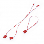 Микропломба для этикетки цв. красно-белый (уп.? 1000шт)