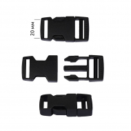 Фастекс пластик TBY.0069 20мм цв.черный уп.100 шт