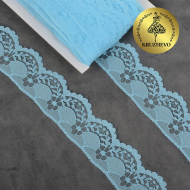 Кружево-трикотаж KRUZHEVO арт.TBY 1661 шир.40мм цв.05 голубой, уп.27,4м