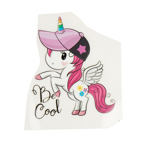 Термотрансфер арт.TBY.1292 Be Cool 10,9х13,4см, уп.10шт