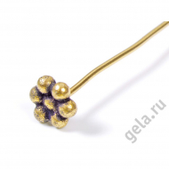 58109_Шпильки с головкой "цветочек" (цена за блистер)