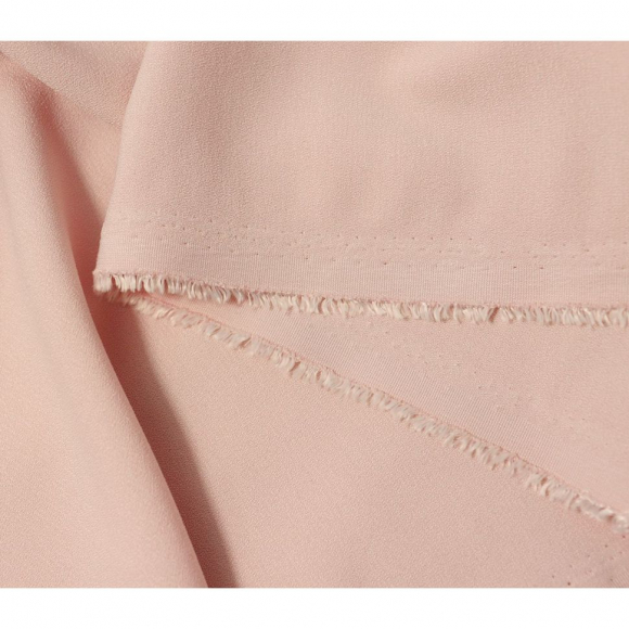 Ткань Креп 210 г кв.м 95% полиэстер, 5% спандекс шир.150 см арт.Р.11345.04 цв.04 кремовый уп.25м