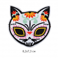 Термоаппликации арт.TBY-2195 Кошка 8,2х7,3см, уп.10шт