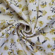 Ткань Хлопок 135 г/м? 100% хлопок шир.145 см арт.Р.20020.02 цв.02 белый уп.25м