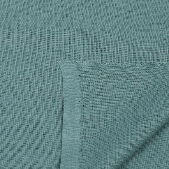 Ткань бязь гладкокрашен.120г/м шир.220см 100%хлопок цв.темн. аквамарин уп.10м