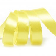 Лента атласная 20мм цв.3014 желтый IDEAL уп.27,4 м